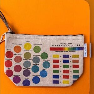 Cavallini system of colors Colorful Canvas Pouch